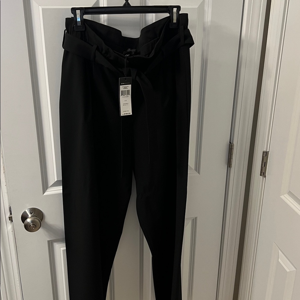BCBGMaxAzria Black Wide Leg Pants